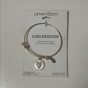 Unwritten by Macy’s Girlfriends Gold Stainless Steel Adjustable Bracelet
